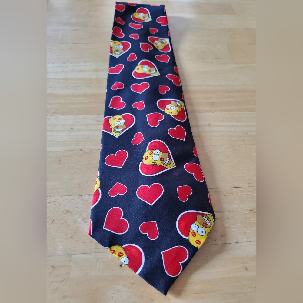 HOMER SIMPSON Valentines Day Tie